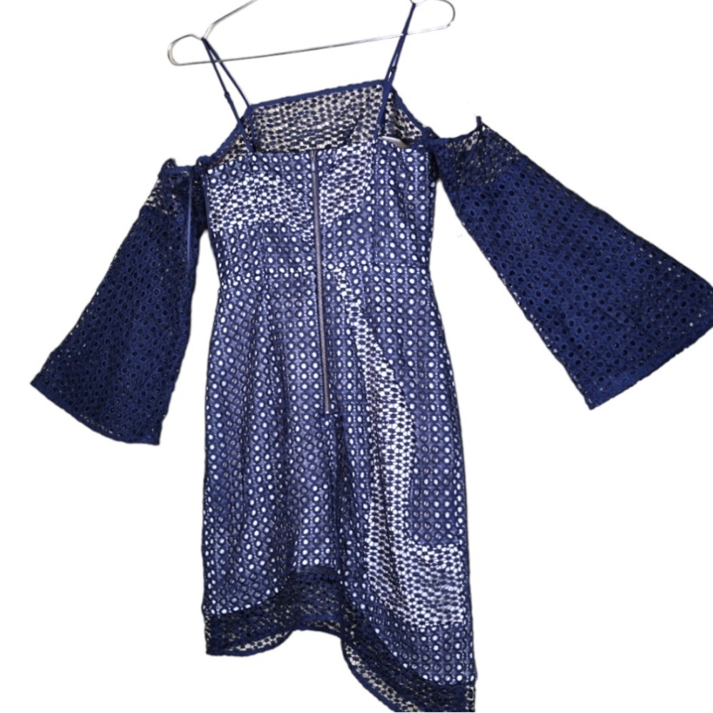 🅽🅴🆆 KEEPSAKE the label Easy Love retro asymmetrical bell sleeve mini dress, S - Picture 12 of 13